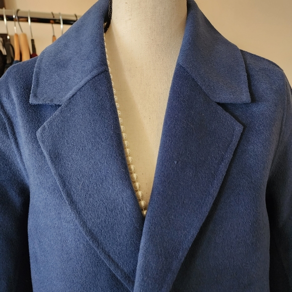 🔥Bernardo Iris Blue Overcoat - Picture 4 of 10